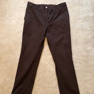 Southern Tide Brown Channel Marker Trim Fit Pant